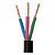 Cabo PP 3x2,5mm2 500V Preto Corfio Metro - Imagem 2