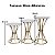 KIT 3 MESAS ELEGANTE - Imagem 2