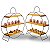 Kit 2 Prateleiras Suporte Doces Redondas Ferro Envernizada - Imagem 7