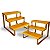 Kit com 2 prateleiras para suporte doces/ buffet 3 andares - Imagem 7