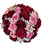 Buquê de Noiva Rosas Vermelhas e Rosa - Imagem 2