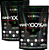 COMBO 2X 100% WHEY HD 900G - BLACK SKULL - Imagem 1