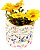 Fita Adesiva Decorativa Floral em Tecido 4mx1.5cm - Imagem 2