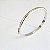Pulseira Lisa em Ouro Branco 18k - Imagem 5