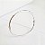 Pulseira Lisa em Ouro Branco 18k - Imagem 4