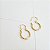 Argola Lisa em Ouro Amarelo Vintage / 11 mm - Imagem 2