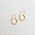 Argola Lisa em Ouro Amarelo Vintage / 11 mm - Imagem 1