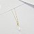 Corrente c/ Pingente Gota Cristal em Ouro Amarelo - Imagem 5