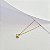Corrente c/ Ponto de Luz Diamante em Ouro Amarelo 18 k. - Imagem 2