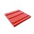 Piso tátil direcional vermelho 2,5x25x25Cm - Imagem 1