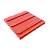 Piso tátil direcional vermelho 2,5x25x25Cm - Imagem 2