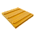 Piso tátil direcional amarelo 2,5x25x25Cm - Imagem 2