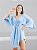 Vestido Kimono Curto Feminino Liso - Imagem 1