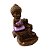 Incensário Cascata Buda Roxo Meditando 10cm - Imagem 2