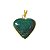 Pingente Quartzo Verde Pingente Coração com Coroa - Imagem 3
