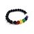 Pedra Vulcânica Pulseira 7 Chakras - Imagem 1
