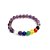 Pulseira Pedra Ametista 7 Chakras - Imagem 1
