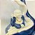 Incensário Cascata Buda Alegria Azul/Branco 15cm - Imagem 3