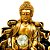 Fonte de Água Resina Dourada Buda 8 Quedas 02C - Imagem 2