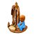 Incensário Cerâmica Cascata Buda Azul Lado Direito 02 - Imagem 2