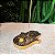 Incensário Resina Mão Hansa Dourado Com Olho e Flor de Lótus ** - Imagem 1