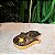 Incensário Resina Mão Hansa Dourado Com Olho e Flor de Lótus ** - Imagem 2