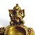 Porta Vela/Incensário em Resina Ganesha Dourado Sem Brilho 8cm - Imagem 3