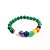 Pulseira Pedra Malaquita 7 Chakras - Imagem 1