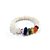 Pulseira Pedra Cascalho 07 Chakras - Quartzo Branco - Imagem 1