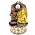 Fonte de Água Resina Ganesha Dourado Escultura Com Bola 3Q - M - Imagem 1