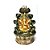 Fonte de Água em Resina Ganesha Rosê 08 Quedas/ Bola em Cima Flor de Lótus - M - Imagem 1