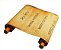 Panô Manuscrito Pergaminho com Oração do Pai Nosso - Imagem 3