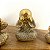Estátua Trio de Budas Não Falo/Vejo/Escuto - 9 cm - Imagem 7