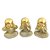 Estátua Trio de Budas Não Falo/Vejo/Escuto - 9 cm - Imagem 1