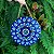 Enfeite de Parede em Porcelana - Mandala Olho Grego Azul - Imagem 2