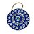 Enfeite de Parede em Porcelana - Mandala Olho Grego Azul - Imagem 1