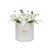 Box Flowers Branco Flor de Lírio - Empório Essenza - Imagem 1