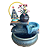 Fonte de Água Resina Nossa Senhora Aparecida Azul Tronco A - 21 CM - Imagem 1