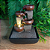 Fonte de Agua Decorativa Cascata 4 Quedas Marrom - P - Imagem 2