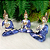 Trio de Budas - Azul 3 Modelos - Imagem 2