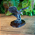 Estatueta Em Resina - Águia Prateada - Imagem 2