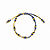 Pulseira 7 Nós Orixá - Oxum (Amarela e Azul) - Imagem 1