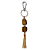 Chaveiro Pedra Rolada Prata Olho de Tigre 24cm - Tassel - Imagem 1