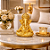 Estátua em Resina Ganesha Dourada 10cm - Imagem 2