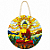 Enfeite de Parede Buda Vitral - Pôr do Sol - Imagem 1