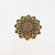 Incensário em Resina Mandala Flor de Lótus - Imagem 1