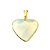 Pedra Opalina Pingente Coração Com Coroa - Imagem 1