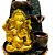 Fonte de Água em Resina Ganesha Dourado 3 quedas - Imagem 2