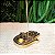 Incensário Resina Mão Hansa Preto Com Olho e Flor de Lótus Aberta - Imagem 2