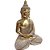 Estátua Resina Buda Dourado com Brilho 21CM - Imagem 2